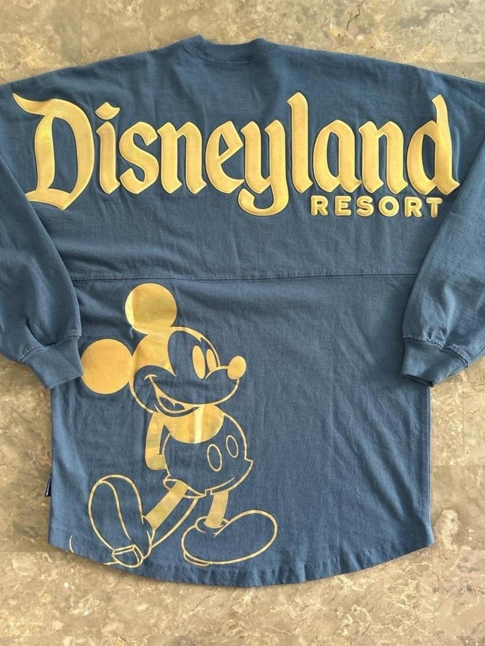 Disney Disneyland Resort Mickey Mouse Spirit Jersey XS Blue Gold